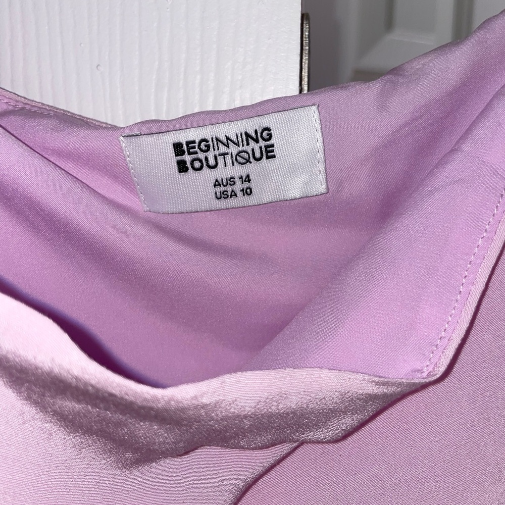Beginning Boutique Darci purples mini dress